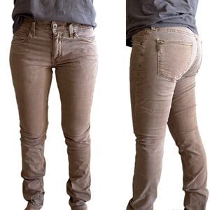 Vintage Paige Sierra Skinny Sand Tan Jeans Size 29
